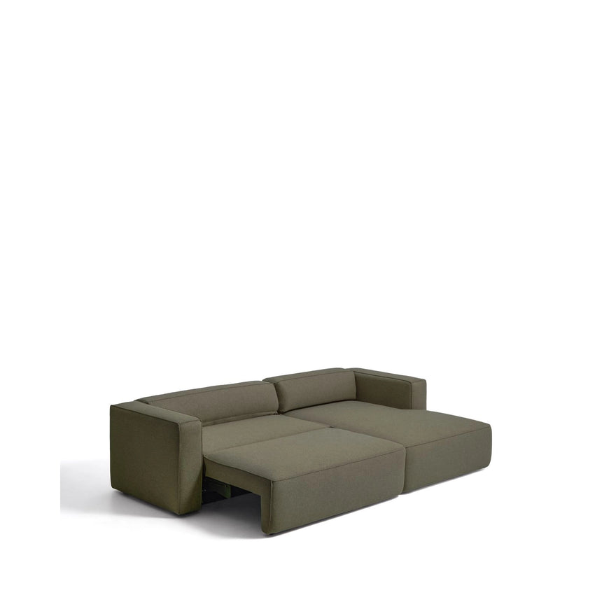 4-Sitzer-Bettsofa Marela mit aufklappbarer Chaiselongue rechts in Grün, 276 cm, FSC Mix Credit von Kave Home – Bild 10