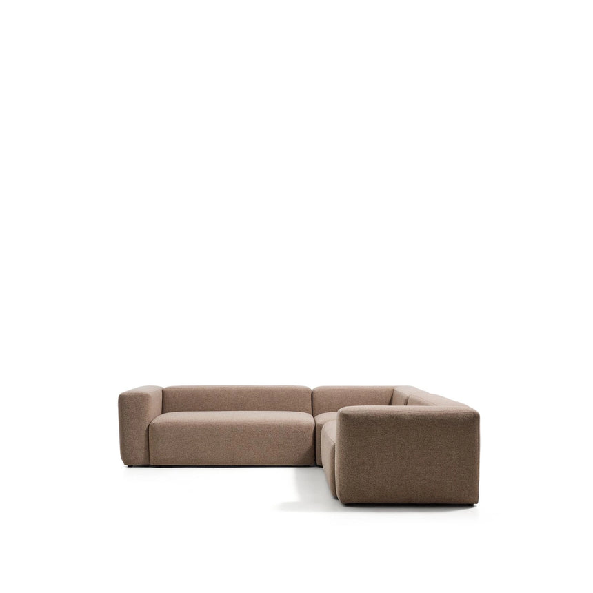 4-Sitzer-Ecksofa Blok in Chenille, 290 x 290 cm, FSC Mix Credit von Kave Home – Bild 1