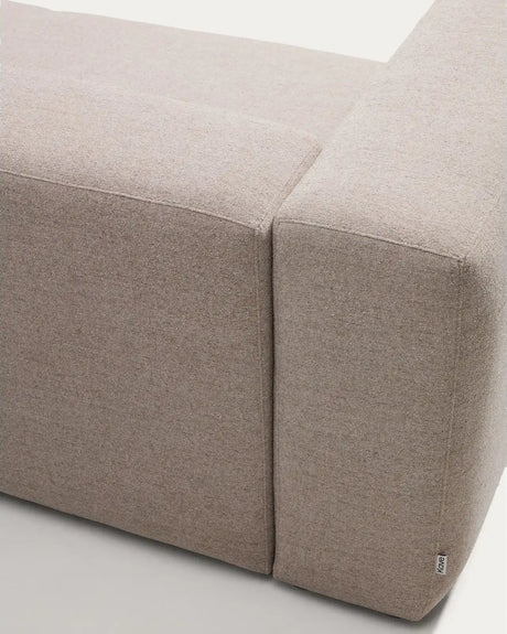 4-Sitzer-Ecksofa Blok in beiger Chenille, 290 x 290 cm, FSC Mix Credit von Kave Home – Bild 8