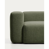 4-Sitzer-Ecksofa Blok in moosgrüner Chenille, 290 x 290 cm, FSC Mix Credit von Kave Home – Bild 6