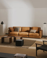 4-Sitzer Gala in braunem Leder, 300 cm von Kave Home – Produktbild 2