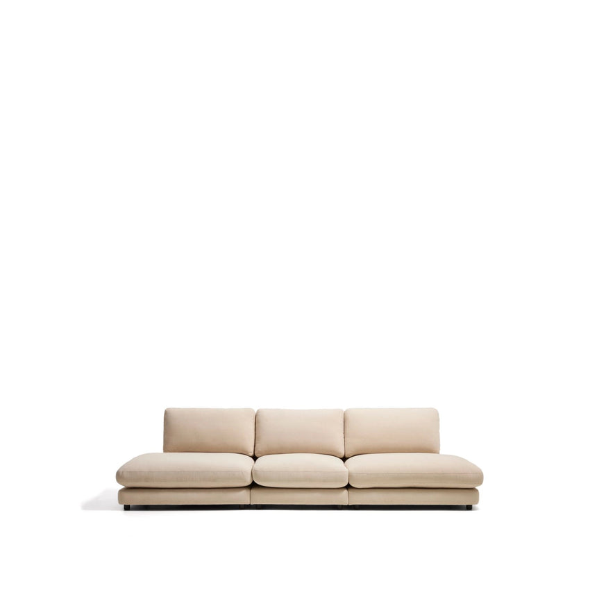 4-Sitzer-Modularsofa Gala aus beiger Chenille, FSC Mix Credit, 330 cm von Kave Home – Bild 1