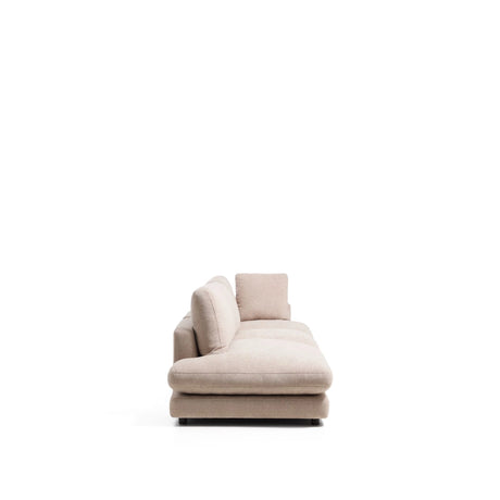 4-Sitzer-Modularsofa Gala mit Randmodul links aus Microbouclé oder Chenille, FSC Mix Credit, 315 cm von Kave Home – Bild 4