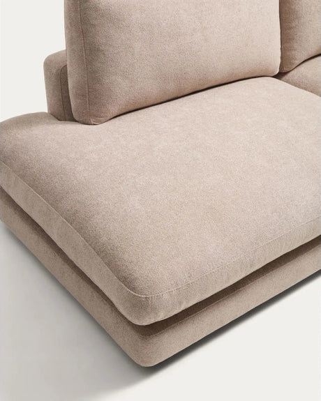 4-Sitzer-Modularsofa Gala mit Randmodul links aus Microbouclé oder Chenille, FSC Mix Credit, 315 cm von Kave Home – Bild 6