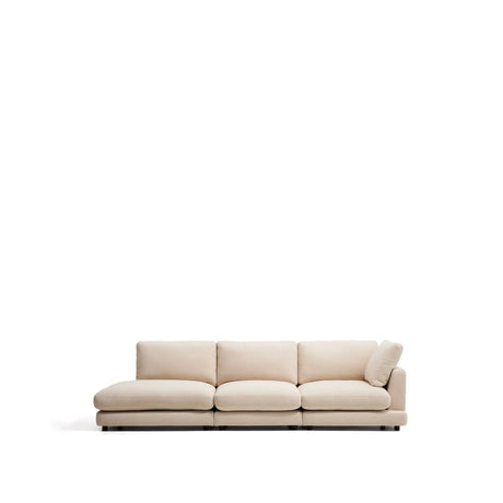 4-Sitzer-Modularsofa Gala mit Randmodul links aus beiger Chenille, FSC Mix Credit, 315 cm von Kave Home – Bild 1