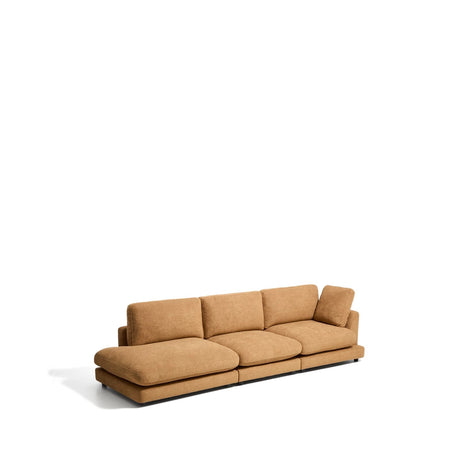 4-Sitzer-Modularsofa Gala mit Randmodul links aus senfgelbem Microbouclé, FSC Mix Credit, 315 cm von Kave Home – Bild 3
