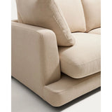 4-Sitzer-Modularsofa Gala mit Randmodul rechts aus beiger Chenille, FSC Mix Credit, 315 cm von Kave Home – Bild 7