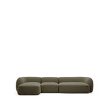4-Sitzer-Modularsofa Martina mit Chenille und Chaiselongue links 377 cm von Kave Home – Bild 1