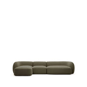 4-Sitzer-Modularsofa Martina mit Chenille und Chaiselongue links 377 cm von Kave Home – Bild 1