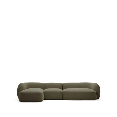 4-Sitzer-Modularsofa Martina mit Chenille und Chaiselongue links 377 cm von Kave Home – Bild 1