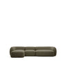 4-Sitzer-Modularsofa Martina mit Chenille und Chaiselongue links 377 cm von Kave Home – Bild 1