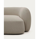4-Sitzer-Modularsofa Martina mit Chenille und Chaiselongue links in Steinton 377 cm von Kave Home – Bild 8