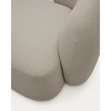 4-Sitzer-Modularsofa Martina mit Chenille und Chaiselongue links in Steinton 377 cm von Kave Home – Bild 9