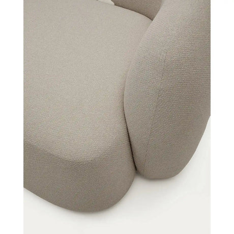 4-Sitzer-Modularsofa Martina mit Chenille und Chaiselongue links in Steinton 377 cm von Kave Home – Bild 9