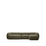 4-Sitzer-Modularsofa Martina mit Chenille und Chaiselongue rechts 377 cm von Kave Home – Bild 1