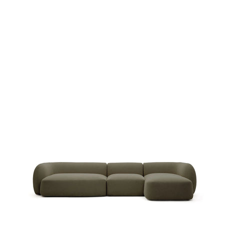 4-Sitzer-Modularsofa Martina mit Chenille und Chaiselongue rechts 377 cm von Kave Home – Bild 1