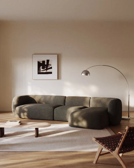 4-Sitzer-Modularsofa Martina mit Chenille und Chaiselongue rechts 377 cm von Kave Home – Bild 2