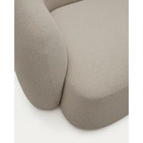 4-Sitzer-Modularsofa Martina mit Chenille und Chaiselongue rechts in Steinton 377 cm von Kave Home – Bild 9