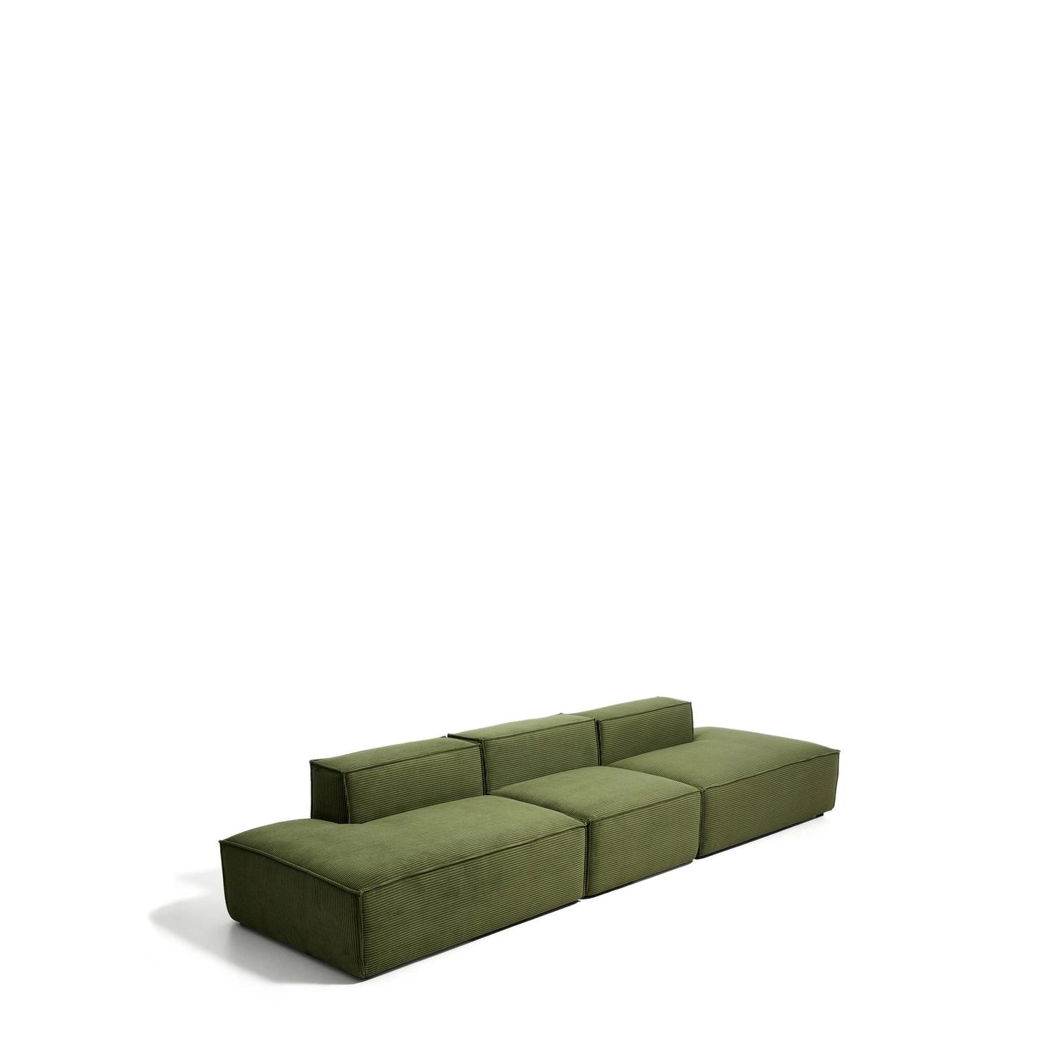 4-Sitzer-Sofa Blok in Cord oder Chenille, 380 cm, FSC Mix Credit von Kave Home – Bild 2