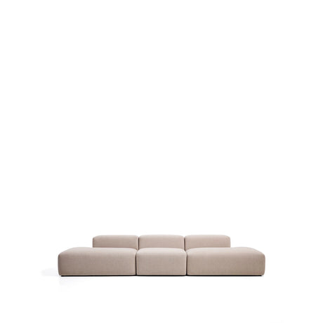 4-Sitzer-Sofa Blok in beiger Chenille, 380 cm, FSC Mix Credit von Kave Home – Bild 1