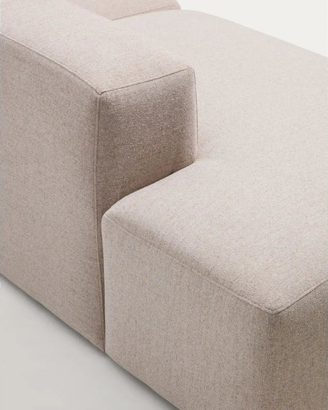 4-Sitzer-Sofa Blok in beiger Chenille, 380 cm, FSC Mix Credit von Kave Home – Bild 7