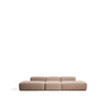 4-Sitzer-Sofa Blok in brauner Chenille, 380 cm, FSC Mix Credit von Kave Home – Bild 1