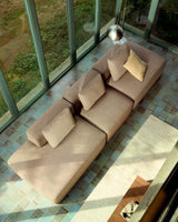 4-Sitzer-Sofa Blok in brauner Chenille, 380 cm, FSC Mix Credit von Kave Home – Bild 2