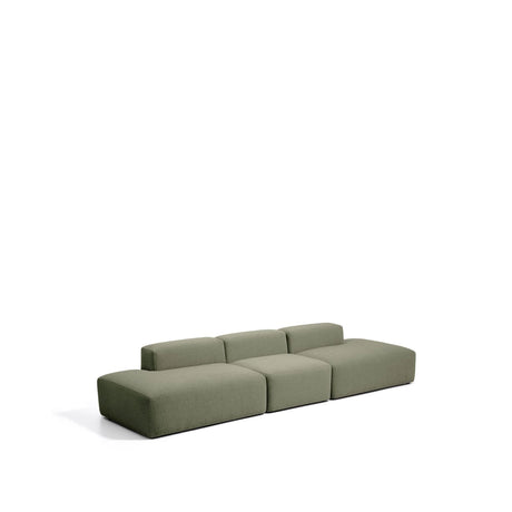 4-Sitzer-Sofa Blok in moosgrüner Chenille, 380 cm, FSC Mix Credit von Kave Home – Bild 3