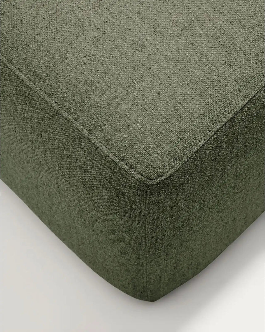4-Sitzer-Sofa Blok in moosgrüner Chenille, 380 cm, FSC Mix Credit von Kave Home – Bild 9