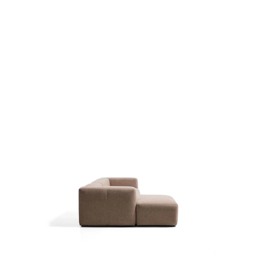 4-Sitzer-Sofa Blok mit Chaiselongue links in Chenille, 330 cm, FSC Mix Credit von Kave Home – Bild 5