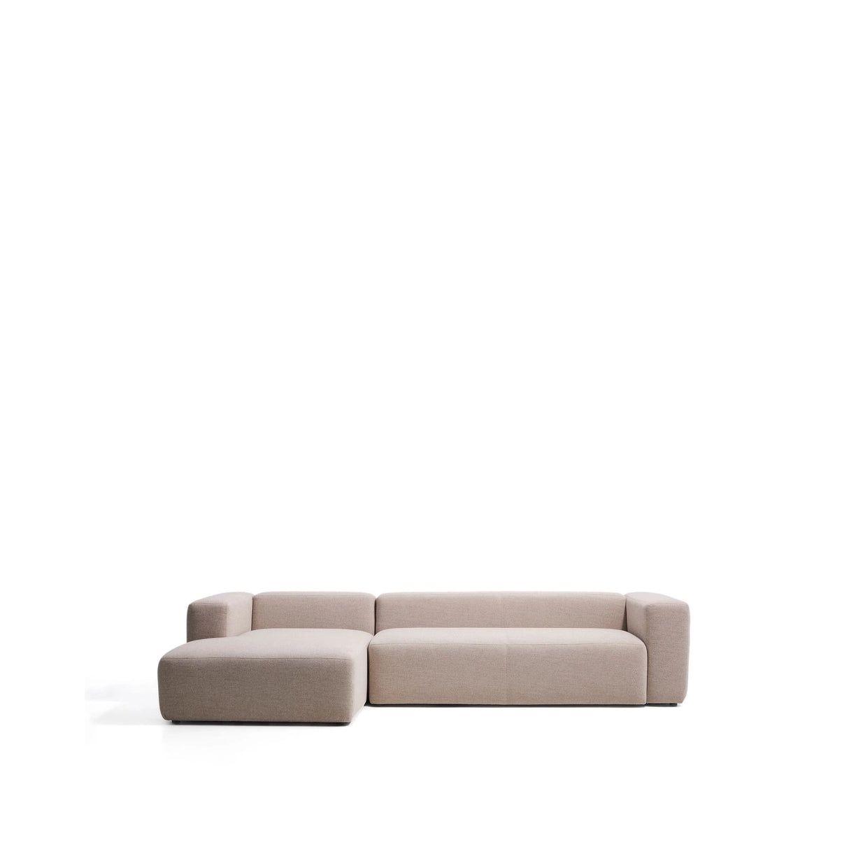 4-Sitzer-Sofa Blok mit Chaiselongue links in beiger Chenille, 330 cm, FSC Mix Credit von Kave Home – Bild 1