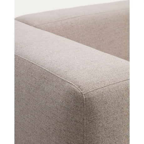 4-Sitzer-Sofa Blok mit Chaiselongue links in beiger Chenille, 330 cm, FSC Mix Credit von Kave Home – Bild 7