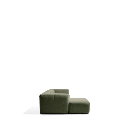 4-Sitzer-Sofa Blok mit Chaiselongue links in moosgrüner Chenille, 330 cm, FSC Mix Credit von Kave Home – Bild 5