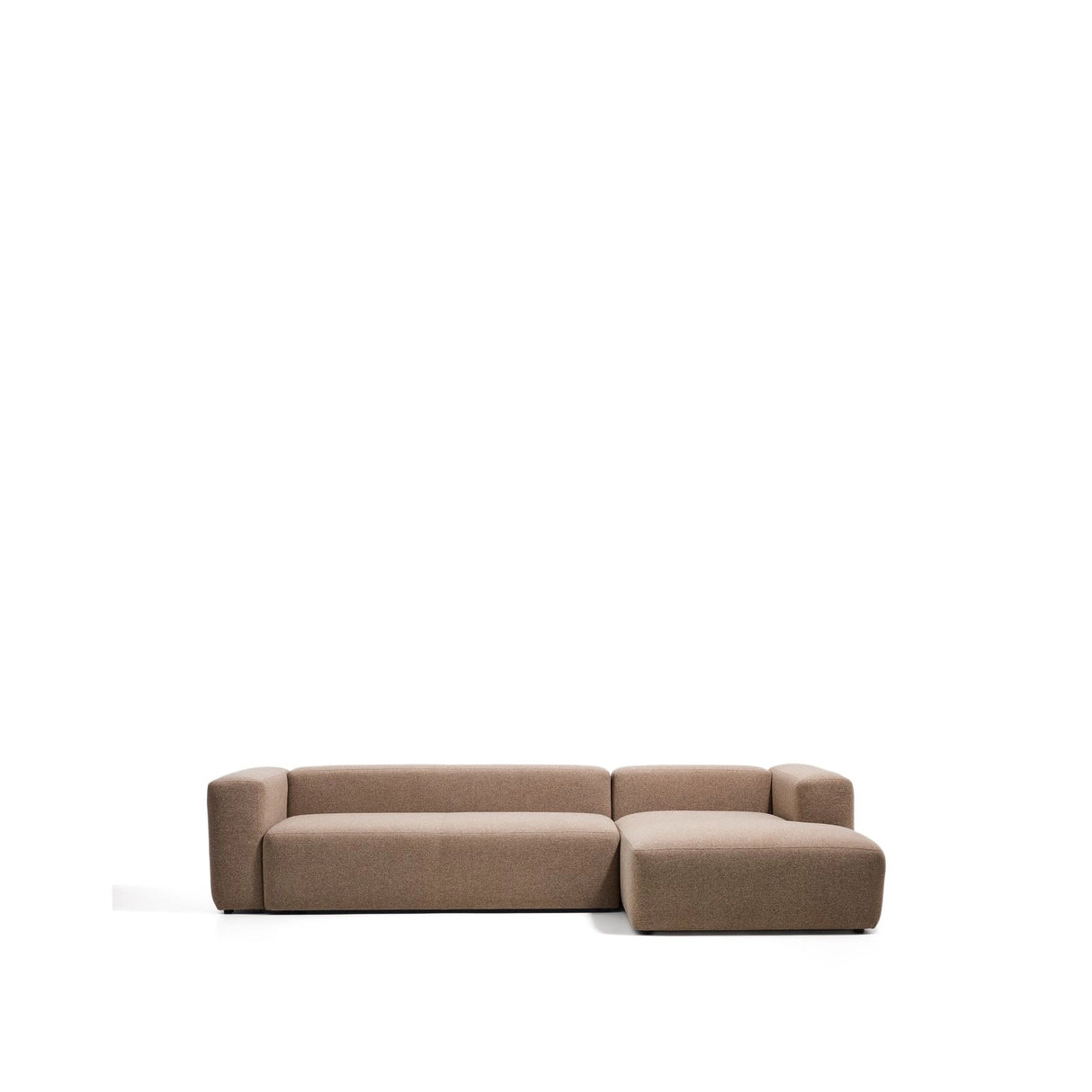 4-Sitzer-Sofa Blok mit Chaiselongue rechts in Chenille, 330 cm, FSC Mix Credit von Kave Home – Bild 1