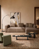 4-Sitzer-Sofa Blok mit Chaiselongue rechts in Chenille, 330 cm, FSC Mix Credit von Kave Home – Bild 2