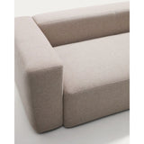 4-Sitzer-Sofa Blok mit Chaiselongue rechts in beiger Chenille, 330 cm, FSC Mix Credit von Kave Home – Bild 8