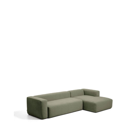 4-Sitzer-Sofa Blok mit Chaiselongue rechts in moosgrüner Chenille, 330 cm, FSC Mix Credit von Kave Home – Bild 3