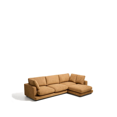 4-Sitzer-Sofa Gala aus Microbouclé mit Chaiselongue rechts in Senfgelb, FSC Mix Credit, 300 cm von Kave Home – Bild 3