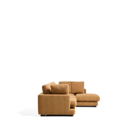4-Sitzer-Sofa Gala aus Microbouclé mit Chaiselongue rechts in Senfgelb, FSC Mix Credit, 300 cm von Kave Home – Bild 4