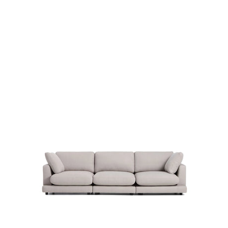4-Sitzer-Sofa Gala aus grauem Micro-Bouclé FSC Mix Credit 300 cm von Kave Home – Produktbild 1
