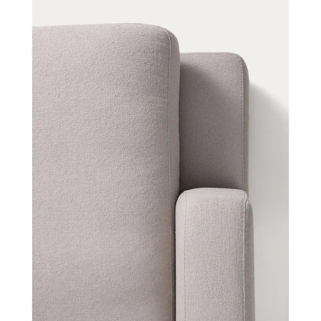 4-Sitzer-Sofa Gala aus grauem Micro-Bouclé mit linker Chaise Longue FSC Mix Credit 300 cm von Kave Home – Produktbild 7