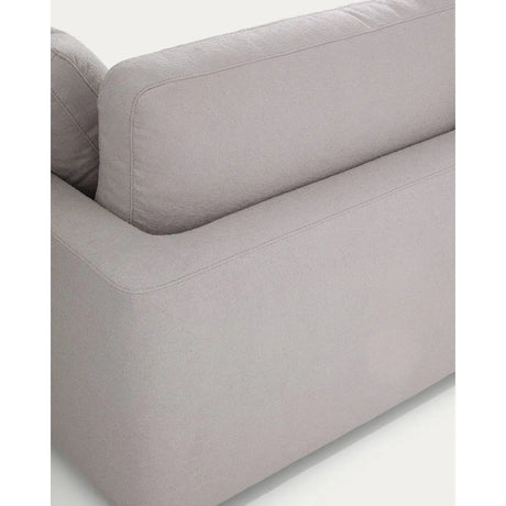 4-Sitzer-Sofa Gala aus grauem Micro-Bouclé mit linker Chaise Longue FSC Mix Credit 300 cm von Kave Home – Produktbild 9