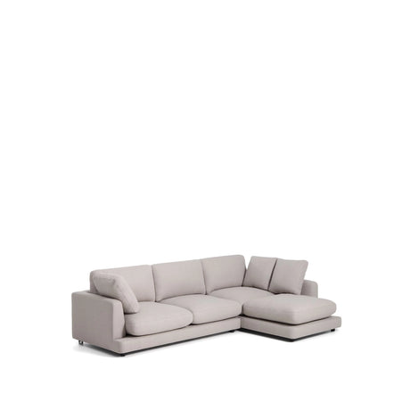 4-Sitzer-Sofa Gala aus grauem Micro-Bouclé mit rechter Chaise Longue FSC Mix Credit 300 cm von Kave Home – Produktbild 5