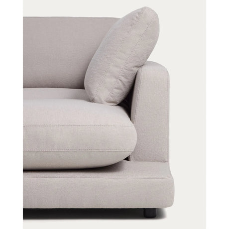 4-Sitzer-Sofa Gala aus grauem Micro-Bouclé mit rechter Chaise Longue FSC Mix Credit 300 cm von Kave Home – Produktbild 7