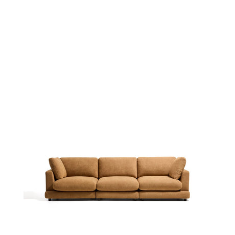 4-Sitzer-Sofa Gala aus senfgelbem Microbouclé, FSC Mix Credit, 300 cm von Kave Home – Bild 1