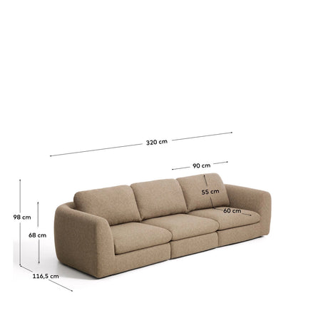 4-Sitzer Sofa Vera, 320 cm, FSC Mix Credit von Kave Home – Bild 3