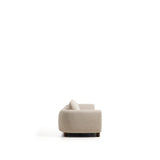 4-Sitzer Sofa Vera in Beige mit Beinen aus massivem Eschenholz mit Nussbaum-Finish, 320 cm, FSC Mix Credit von Kave Home – Bild 5