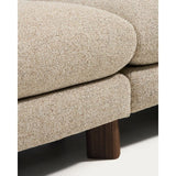 4-Sitzer Sofa Vera in Beige mit Beinen aus massivem Eschenholz mit Nussbaum-Finish, 320 cm, FSC Mix Credit von Kave Home – Bild 7
