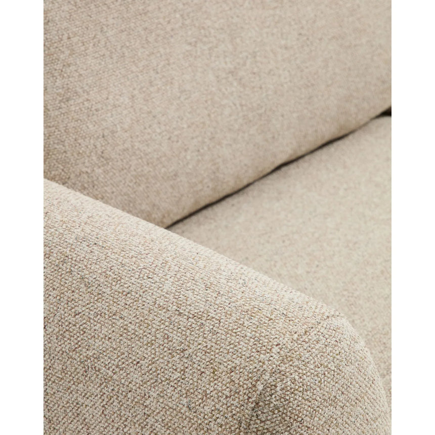 4-Sitzer Sofa Vera in Beige mit Beinen aus massivem Eschenholz mit Nussbaum-Finish, 320 cm, FSC Mix Credit von Kave Home – Bild 8