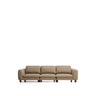 4-Sitzer Sofa Vera mit Beinen aus massivem Eschenholz mit Nussbaum-Finish, 320 cm, FSC Mix Credit von Kave Home – Bild 1